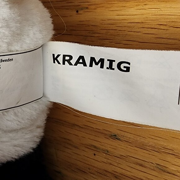 IKEA "KRAMIG" Panda Bear Stuffed Animal Toy - Picture 15 of 16